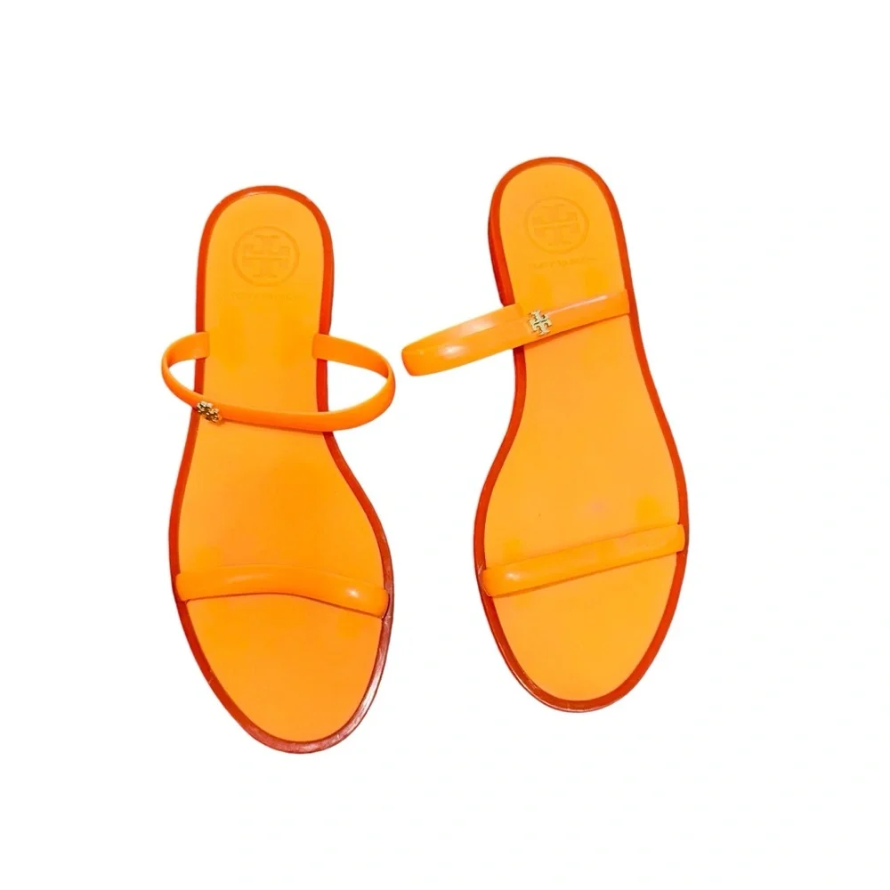 Tory Burch Two Band Jelly Slides Sandals